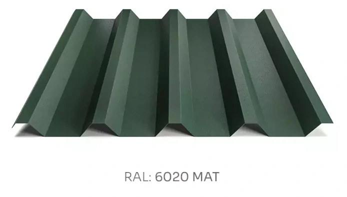 Trapézový plech Hornval T55 PE mat 0,5 mm