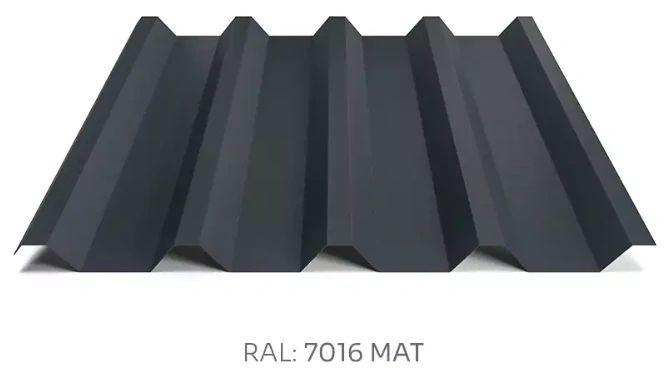 Trapézový plech Hornval T55 PE mat 0,5 mm