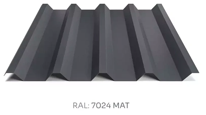 Trapézový plech Hornval T55 PE mat 0,5 mm