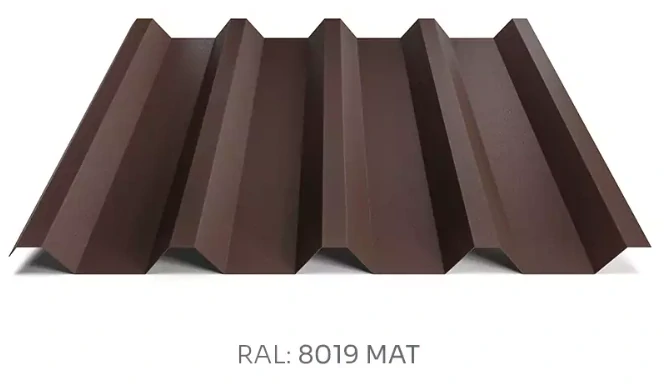Trapézový plech Hornval T55 PE mat 0,5 mm