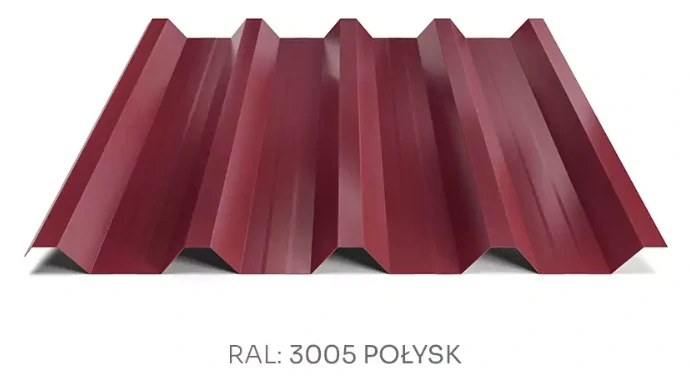 Trapézový plech Hornval T55 MAX PE lesk 0,5 mm