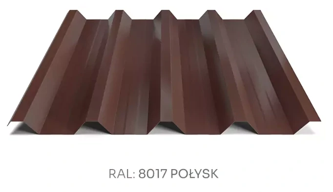 Trapézový plech Hornval T55 MAX PE lesk 0,5 mm
