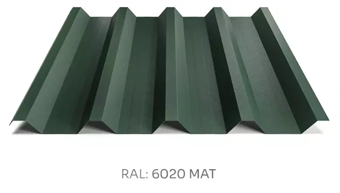 Trapézový plech Hornval T55 MAX PE mat 0,5 mm