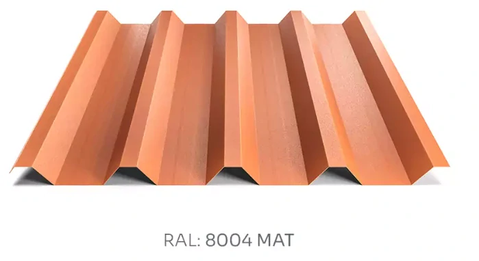 Trapézový plech Hornval T55 MAX PE mat 0,5 mm