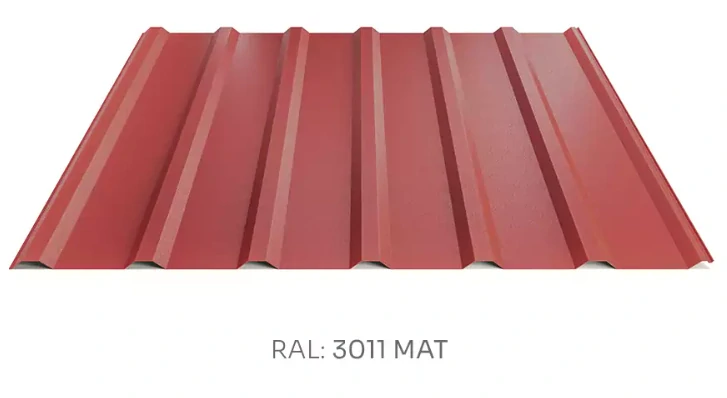 Trapézový plech Hornval T18 PLUS PE mat 0,5 mm