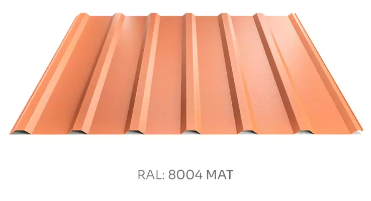 Trapézový plech Hornval T18 PLUS PE mat 0,5 mm