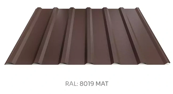 Trapézový plech Hornval T18 PLUS PE mat 0,5 mm