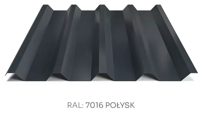 Trapézový plech Hornval T55 PE lesk 0,7 mm