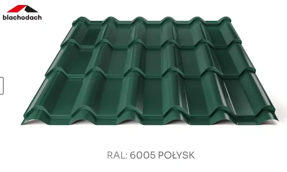 Plechová střešní krytina Hornval H3 20/350 PE lesk 0,5 mm