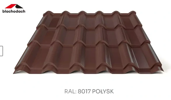 Plechová střešní krytina Hornval H3 20/350 PE lesk 0,5 mm