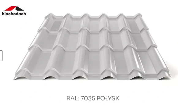 Plechová střešní krytina Hornval H3 20/350 PE lesk 0,5 mm