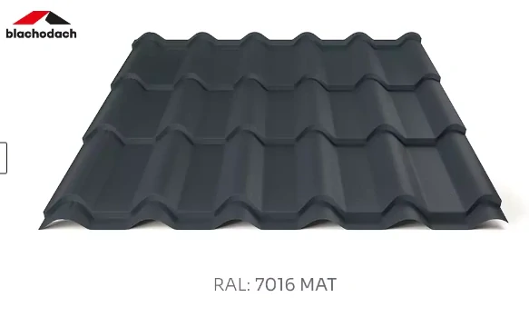Plechová střešní krytina Hornval H3 20/350 PE mat 0,55 mm