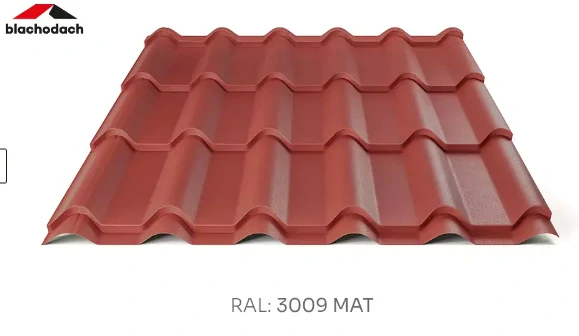 Plechová střešní krytina Hornval H3 20/350 PE mat 0,5 mm