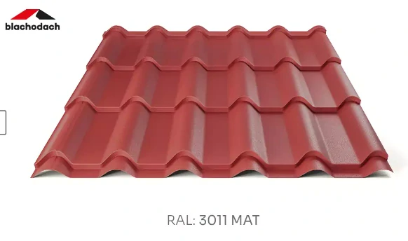 Plechová střešní krytina Hornval H3 20/350 PE mat 0,5 mm