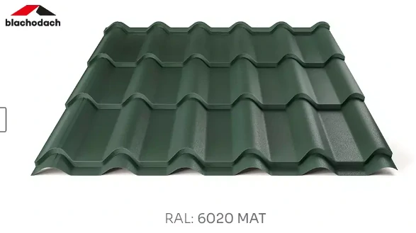 Plechová střešní krytina Hornval H3 20/350 PE mat 0,5 mm