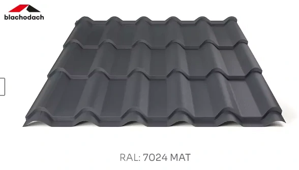 Plechová střešní krytina Hornval H3 20/350 PE mat 0,5 mm