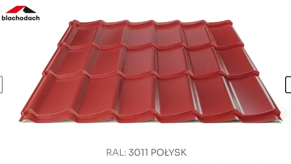 Plechová střešní krytina Hornval H4 20/350 PE lesk 0,5 mm