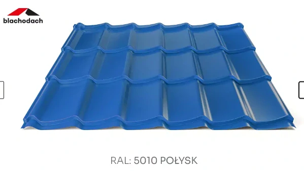 Plechová střešní krytina Hornval H4 20/350 PE lesk 0,5 mm