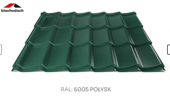 Plechová střešní krytina Hornval H4 20/350 PE lesk 0,5 mm