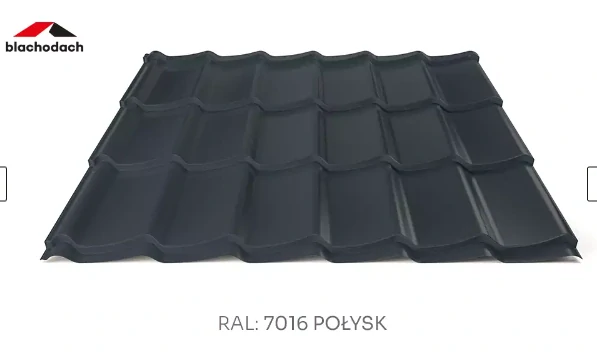 Plechová střešní krytina Hornval H4 20/350 PE lesk 0,5 mm