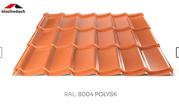 Plechová střešní krytina Hornval H4 20/350 PE lesk 0,5 mm