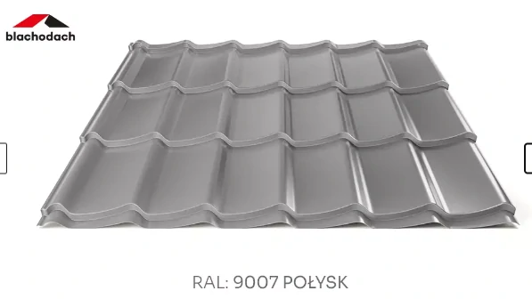 Plechová střešní krytina Hornval H4 20/350 PE lesk 0,5 mm