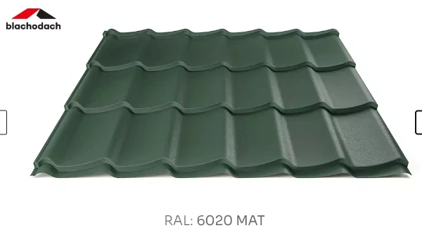 Plechová střešní krytina Hornval H4 20/350 PE mat 0,5 mm