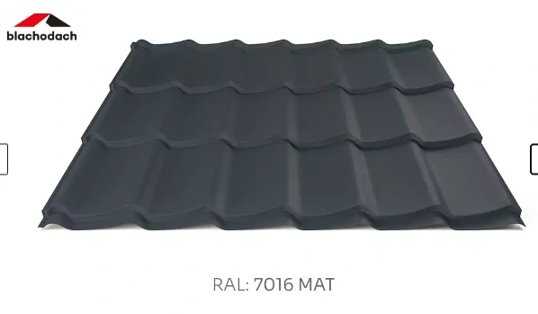 Plechová střešní krytina Hornval H4 20/350 PE mat 0,5 mm
