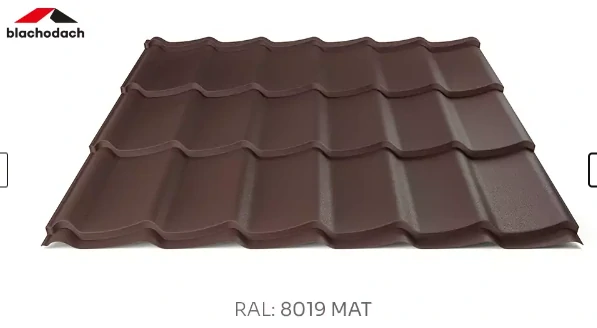 Plechová střešní krytina Hornval H4 20/350 PE mat 0,5 mm