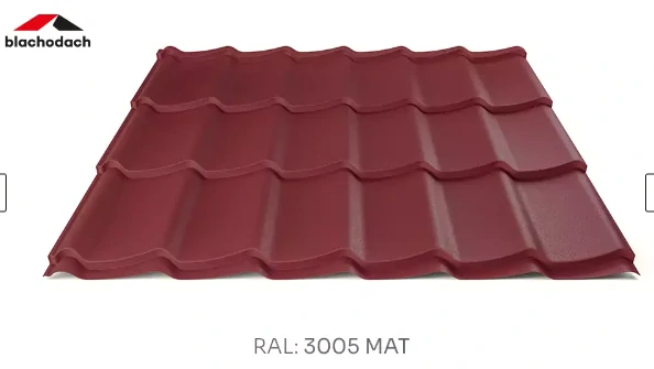Plechová střešní krytina Hornval H4 20/350 PE mat 0,55 mm