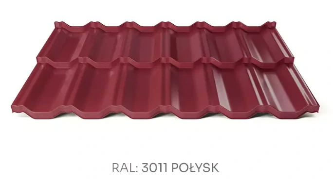 Modulová plechová střešní krytina Hornval H2 PE lesk 0,55 mm