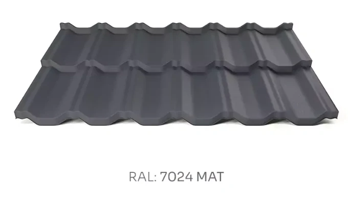 Modulová plechová střešní krytina Hornval H2 PE mat 0,5 mm
