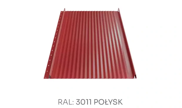 Střešní panel H6 PE vlnka lesk 0,5 mm