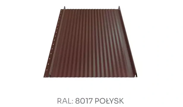 Střešní panel H6 PE vlnka lesk 0,5 mm