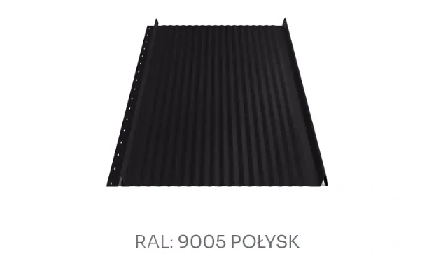 Střešní panel H6 PE vlnka lesk 0,5 mm