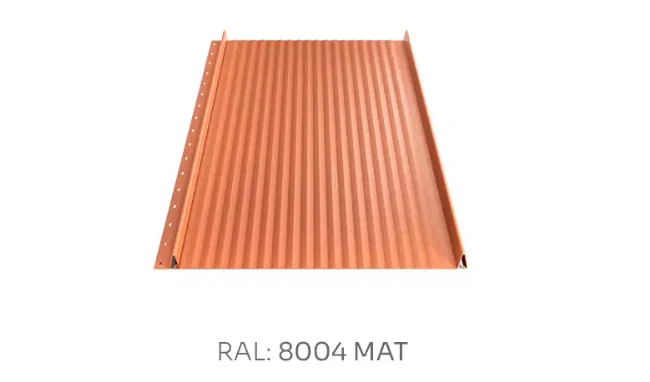 Střešní panel H6 PE vlnka mat 0,5 mm
