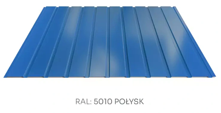 Trapézový plech Hornval E7 elevace PE lesk 0,7 mm