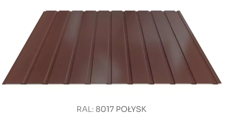 Trapézový plech Hornval E7 elevace PE lesk 0,7 mm