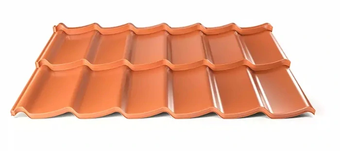 Modulová plechová střešní krytina Hornval H7 š. 1211 PE lesk 0,5 mm