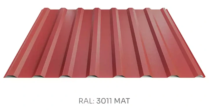 Trapézový plech Hornval T18 PE mat 0,5 mm