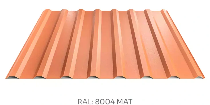 Trapézový plech Hornval T18 PE mat 0,5 mm