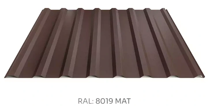 Trapézový plech Hornval T18 PE mat 0,5 mm