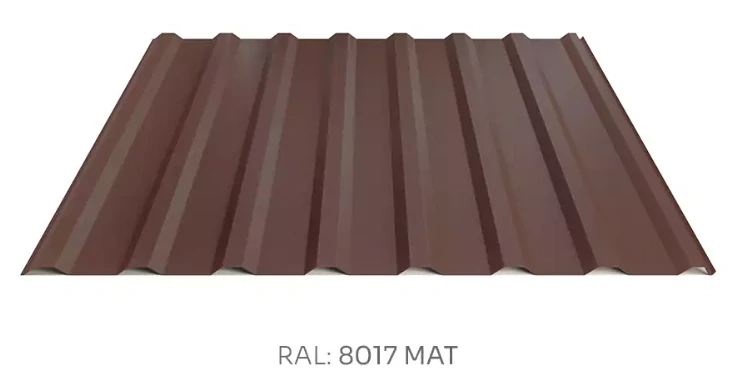 Trapézový plech Hornval T18 PE mat 0,55 mm