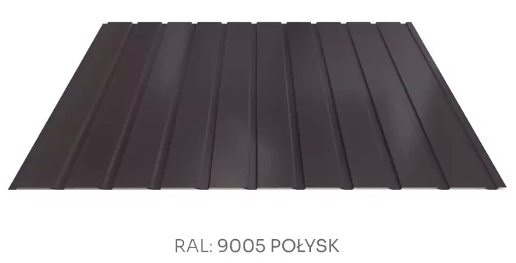 Trapézový plech Hornval E7 elevace PE lesk 0,5 mm