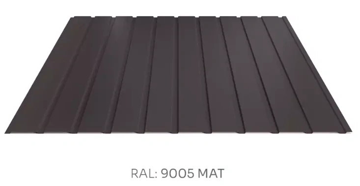 Trapézový plech Hornval E7 elevace PE mat 0,55 mm
