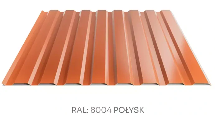 Trapézový plech Hornval E14 elevace PE lesk 0,5 mm