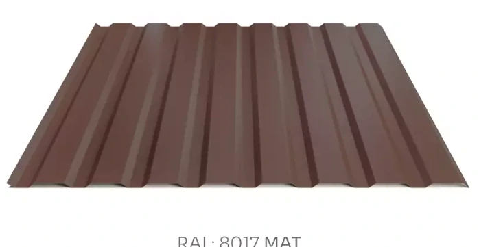 Trapézový plech Hornval E14 elevace PE mat 0,45 mm