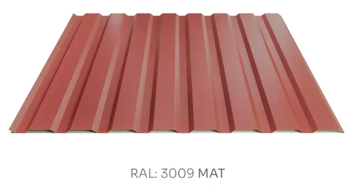 Trapézový plech Hornval E14 elevace PE mat 0,5 mm