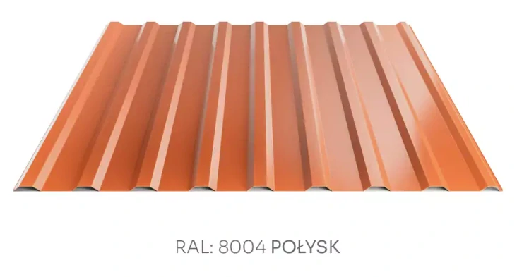Trapézový plech Hornval T14 PE lesk 0,5 mm