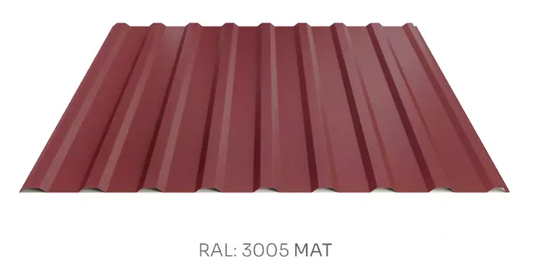 Trapézový plech Hornval T14 PE mat 0,5 mm